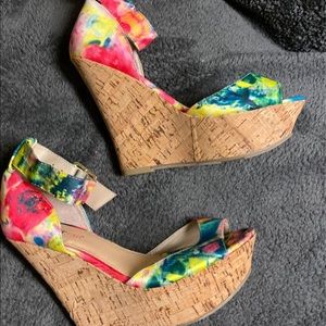 Just Fab Rainbow🌈 Wedges